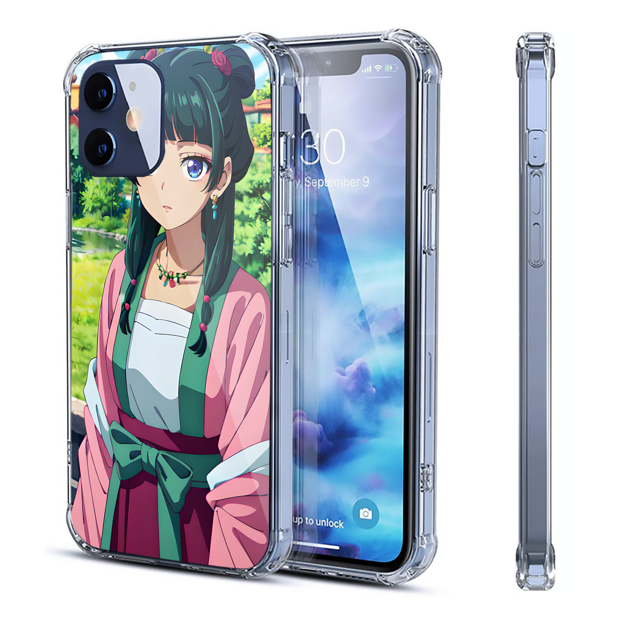 （画像用） 薬屋のひとりごと The Apothecary Diaries 【iPhone 12シリーズ対応】透明スマホケース（クリアソフトケース）
